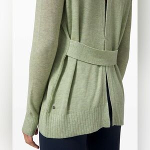 Lululemon Sincerely Yours Knit  Sweater - Mint Green